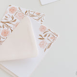 Pink Floral Flat Notes | Boxed Set of 6 - Ramona & Ruth 