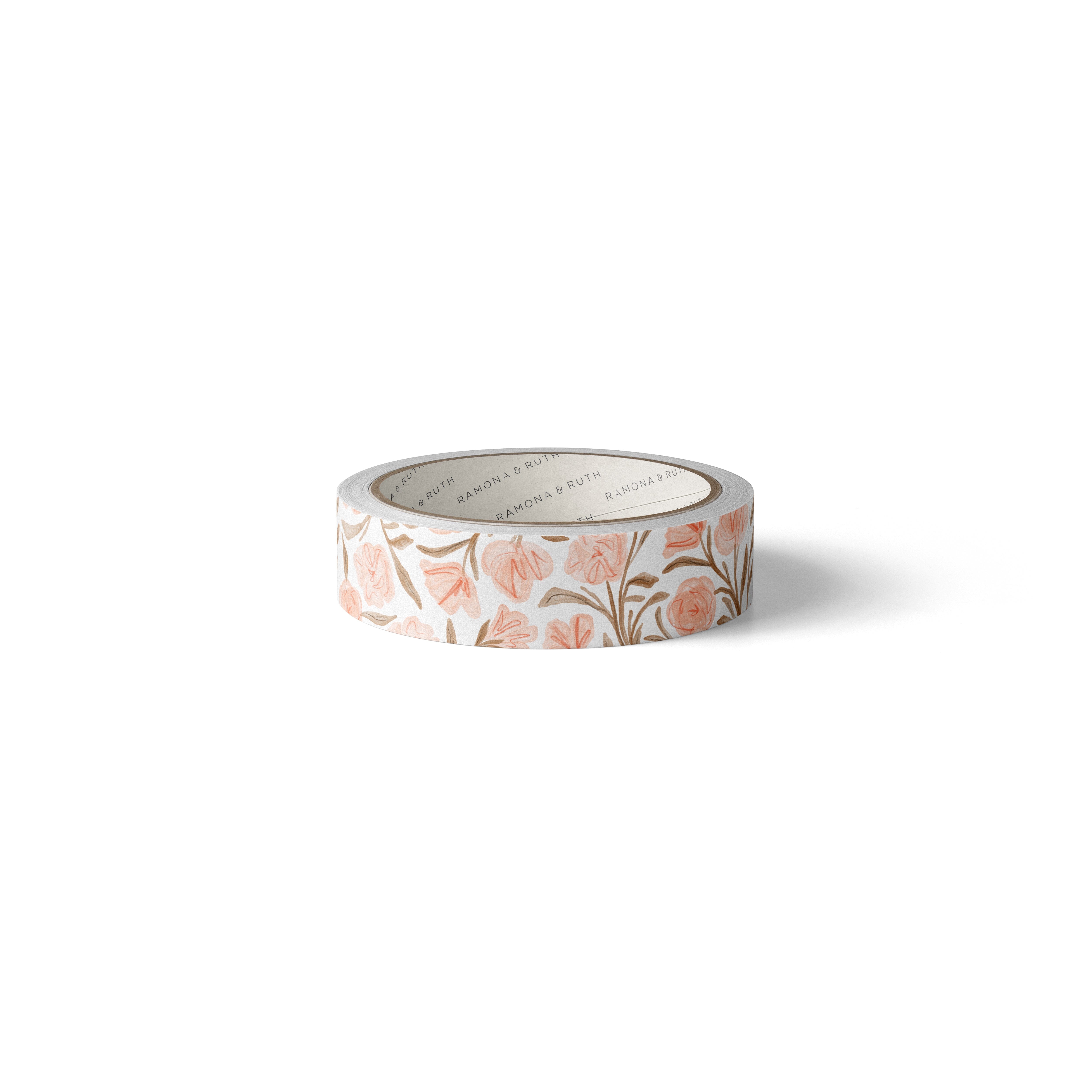 Pink Floral Washi Tape - Ramona & Ruth 
