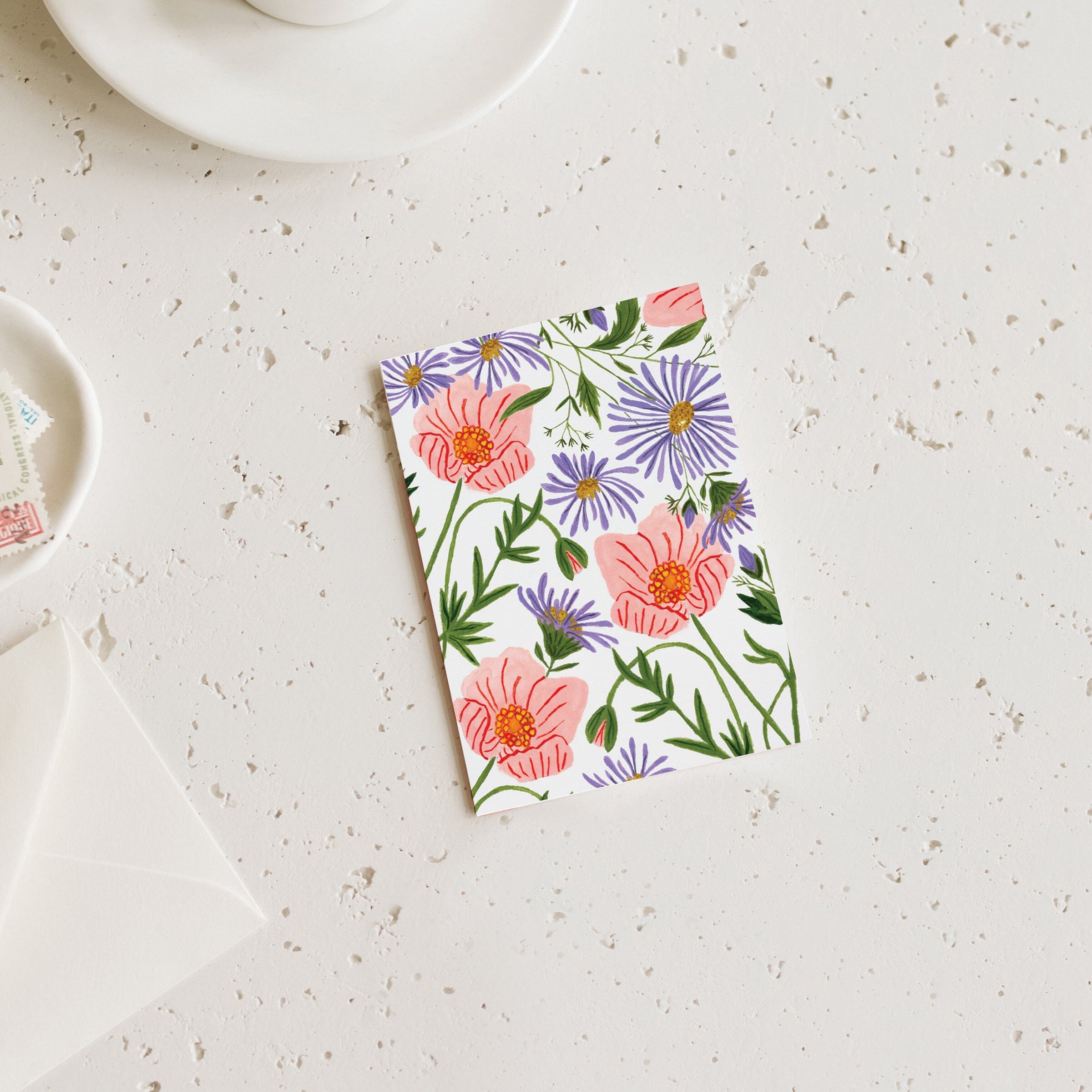 Poppies Mini Card - Ramona & Ruth 