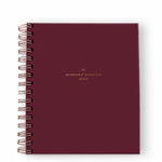 Quarterly Overview Planner - Ramona & Ruth Cabernet Standard Cover 
