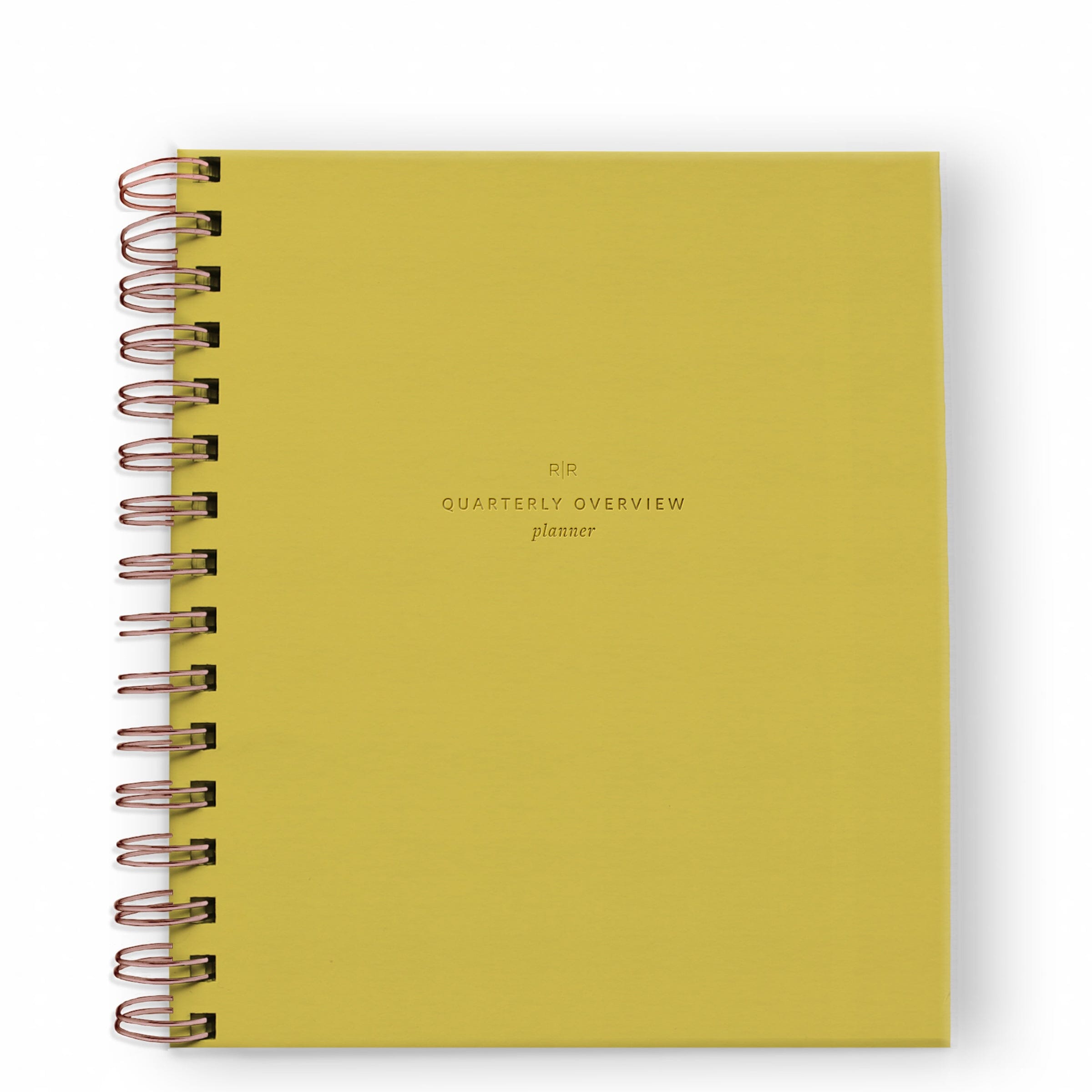 Quarterly Overview Planner - Ramona & Ruth Citrus Standard Cover 