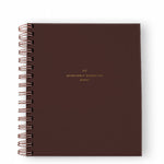 Quarterly Overview Planner - Ramona & Ruth Mocha Standard Cover 