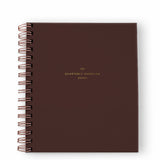 Quarterly Overview Planner - Ramona & Ruth Mocha Standard Cover 