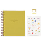 Quarterly Planner Club - Subscription - Ramona & Ruth PREMIUM SUBSCRIPTION - Planner + Sticker Sheet + Brass Pagemarker Standard Cover 