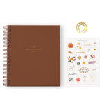Quarterly Planner Club - Subscription - Ramona & Ruth PREMIUM SUBSCRIPTION - Planner + Sticker Sheet + Brass Pagemarker Standard Cover 