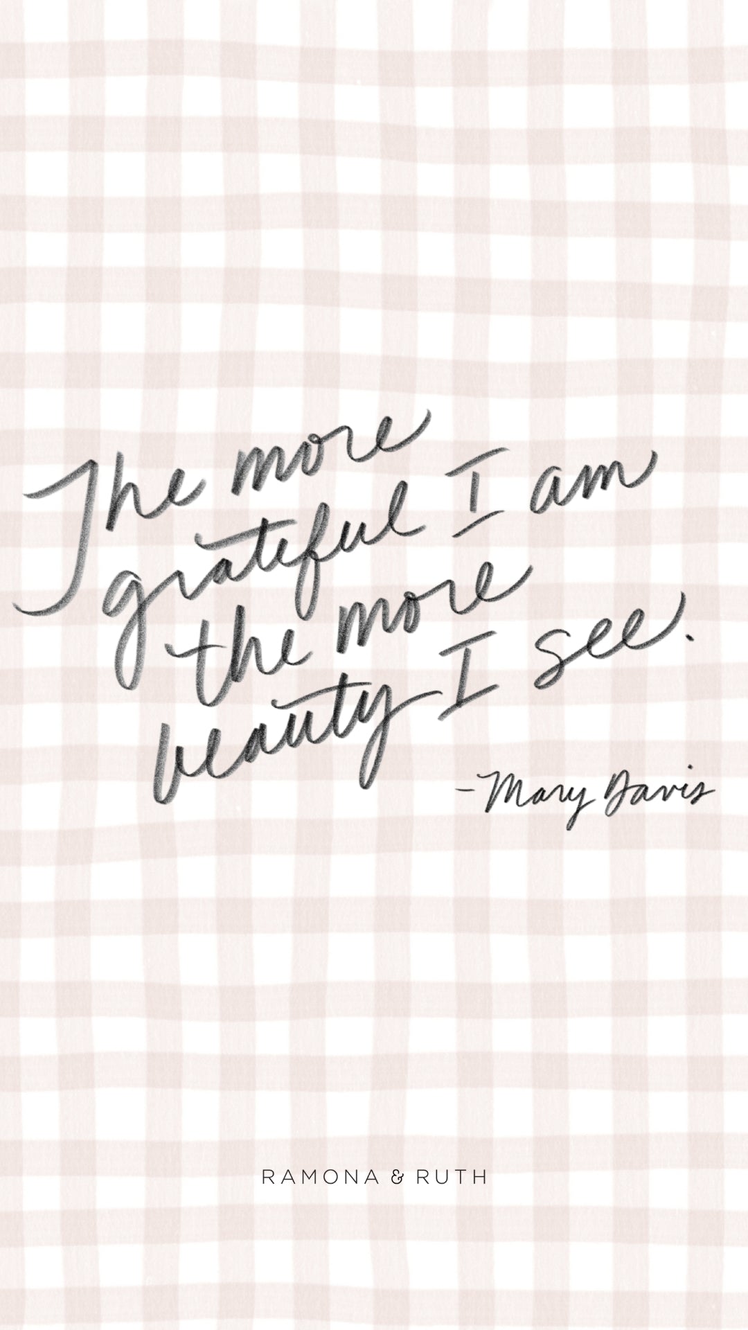 Ramona & Ruth quote wallpaper