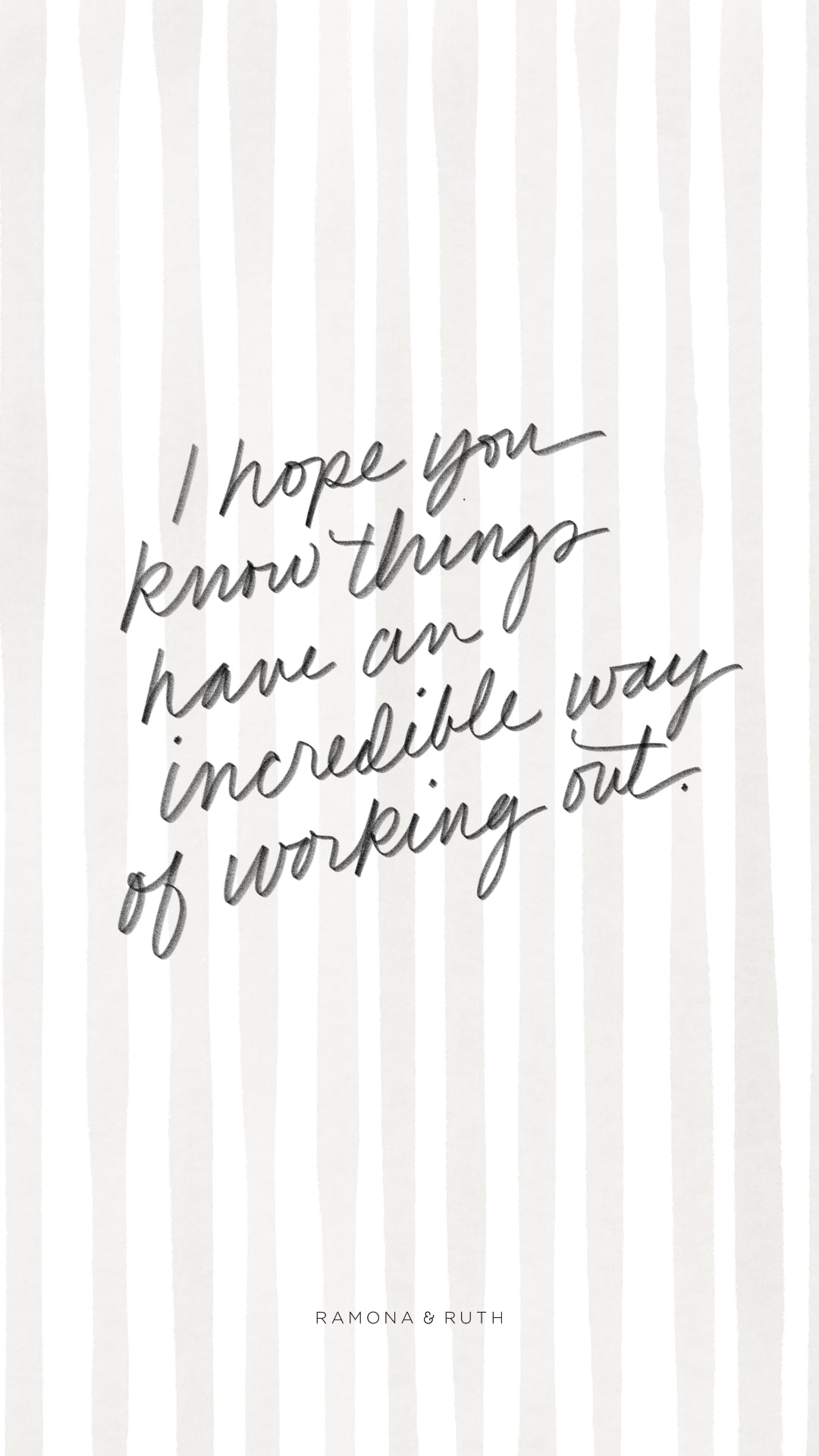 Ramona & Ruth quote wallpaper