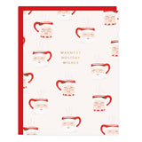 Santa Mugs Holiday Card - Ramona & Ruth 