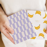 Thanks a Bunch Bananas Greeting Card - Ramona & Ruth 