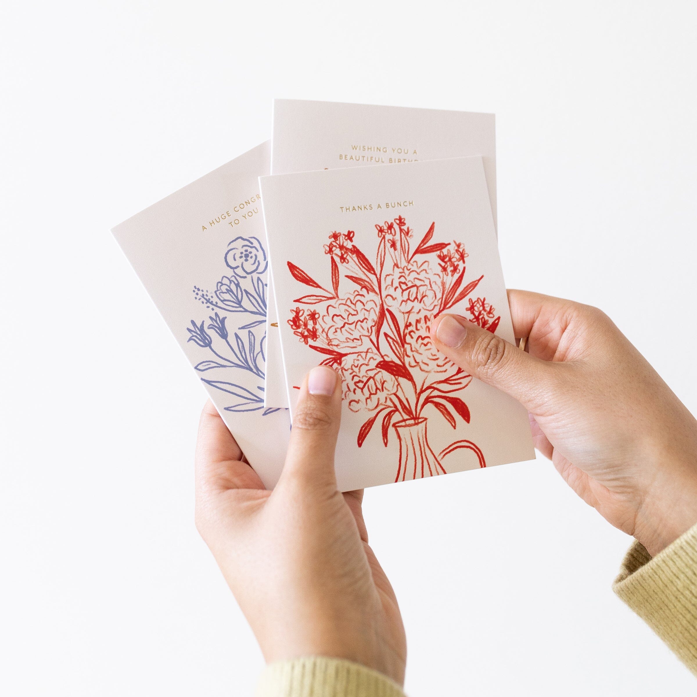 Thanks Bunch Bouquet Card - Ramona & Ruth 