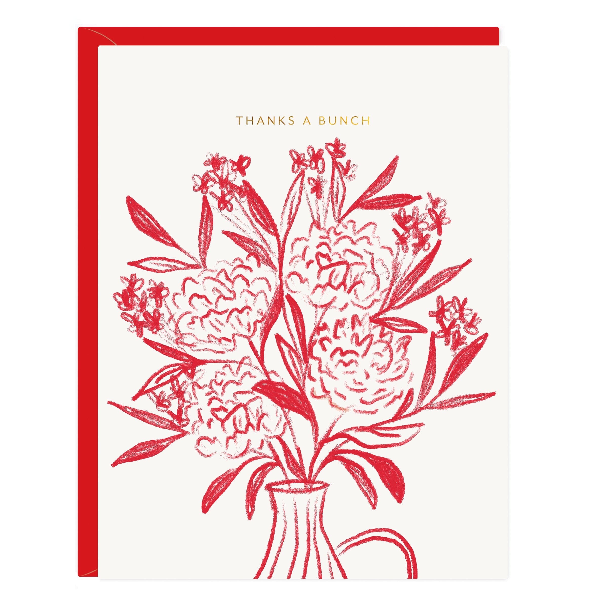 Thanks Bunch Bouquet Card - Ramona & Ruth 