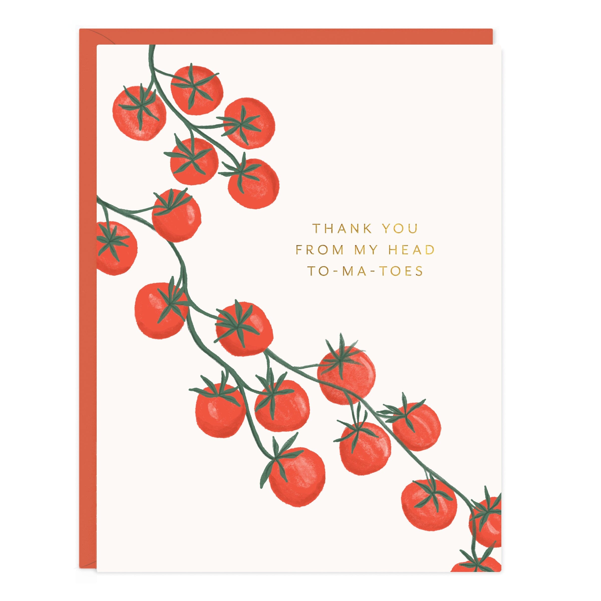 Thanks Tomatoes Greeting Card - Ramona & Ruth 
