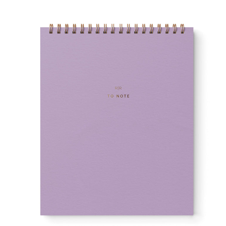 To Note Lined Notebook - Ramona & Ruth Lavender 
