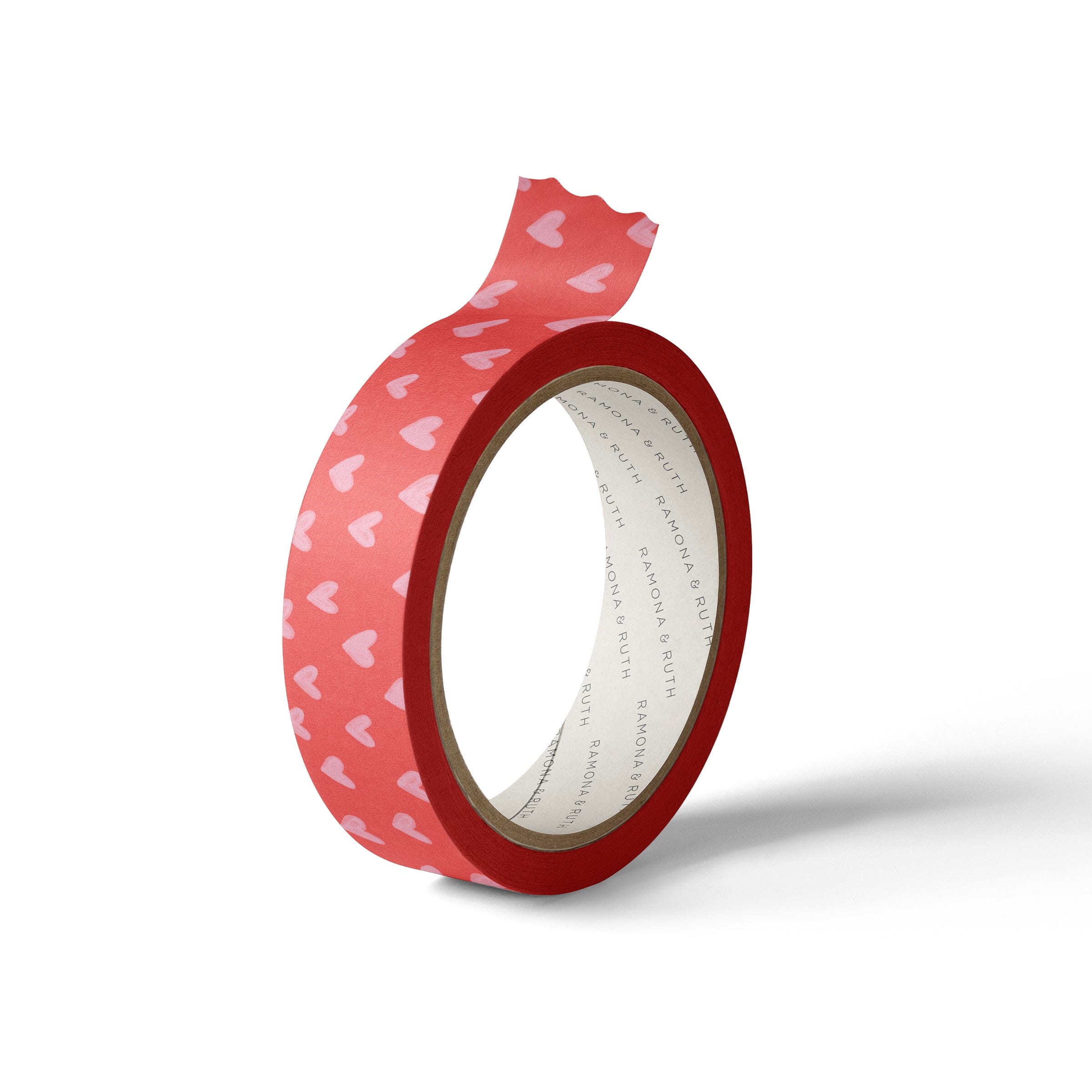 Valentine Pink Hearts Washi Tape - Ramona & Ruth 