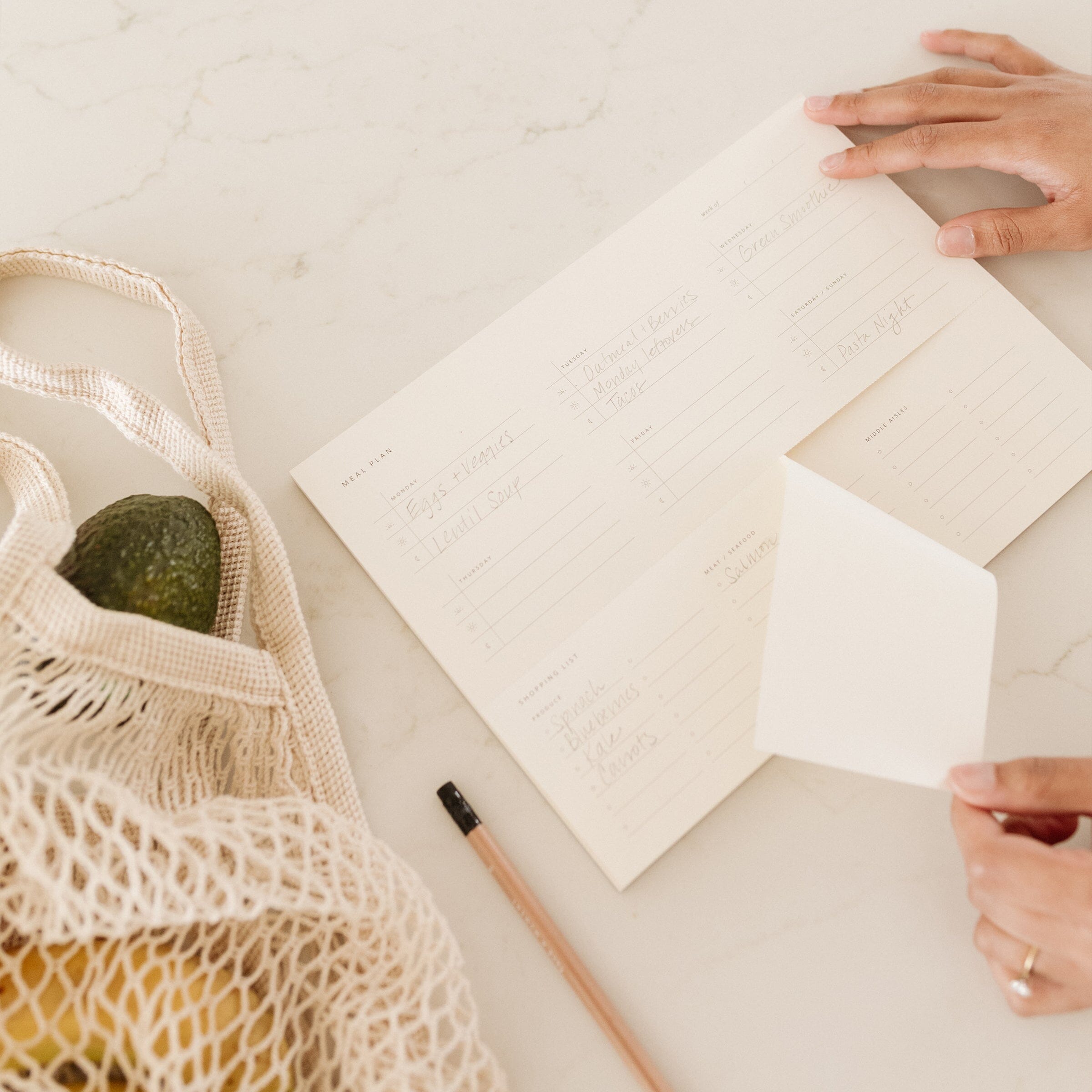 Weekly Meal Planner Notepad - Ramona & Ruth 