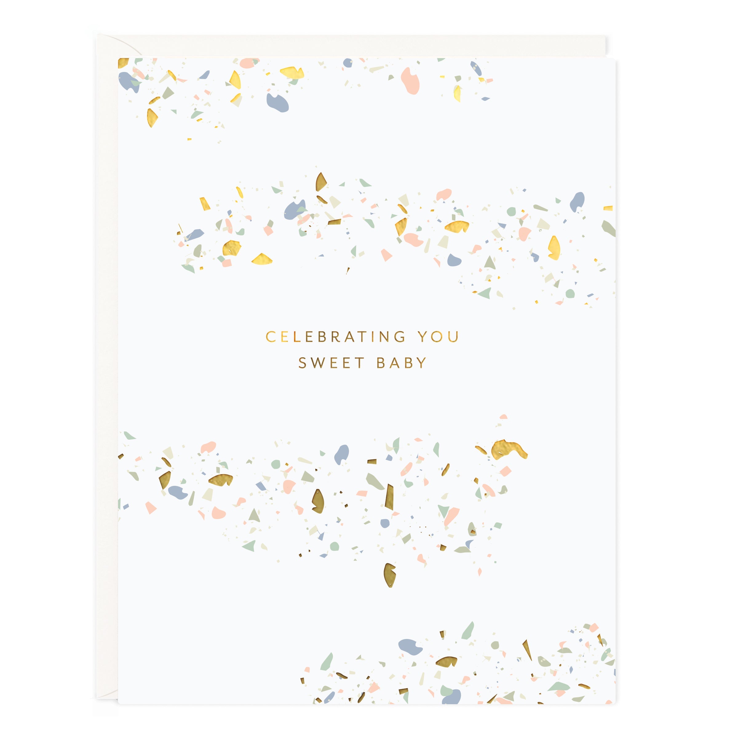 Baby Confetti Card - Ramona & Ruth 