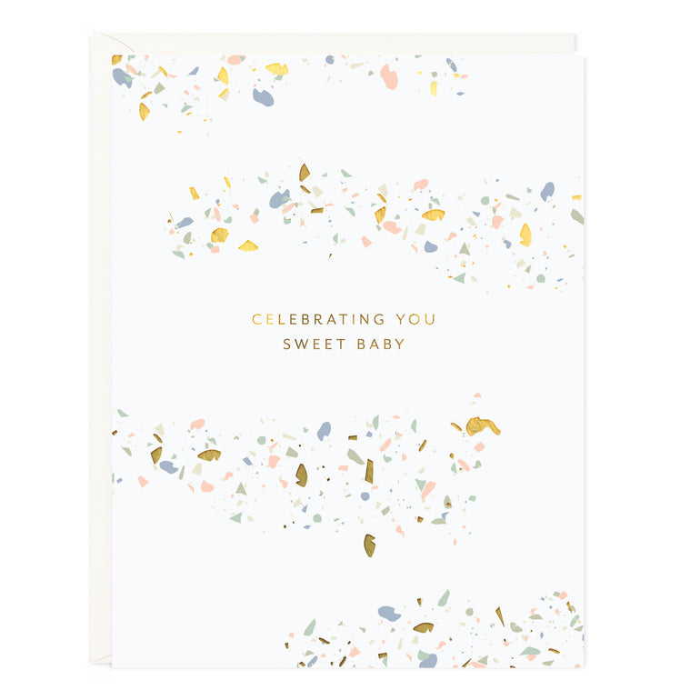 Baby Confetti Card - Ramona & Ruth 