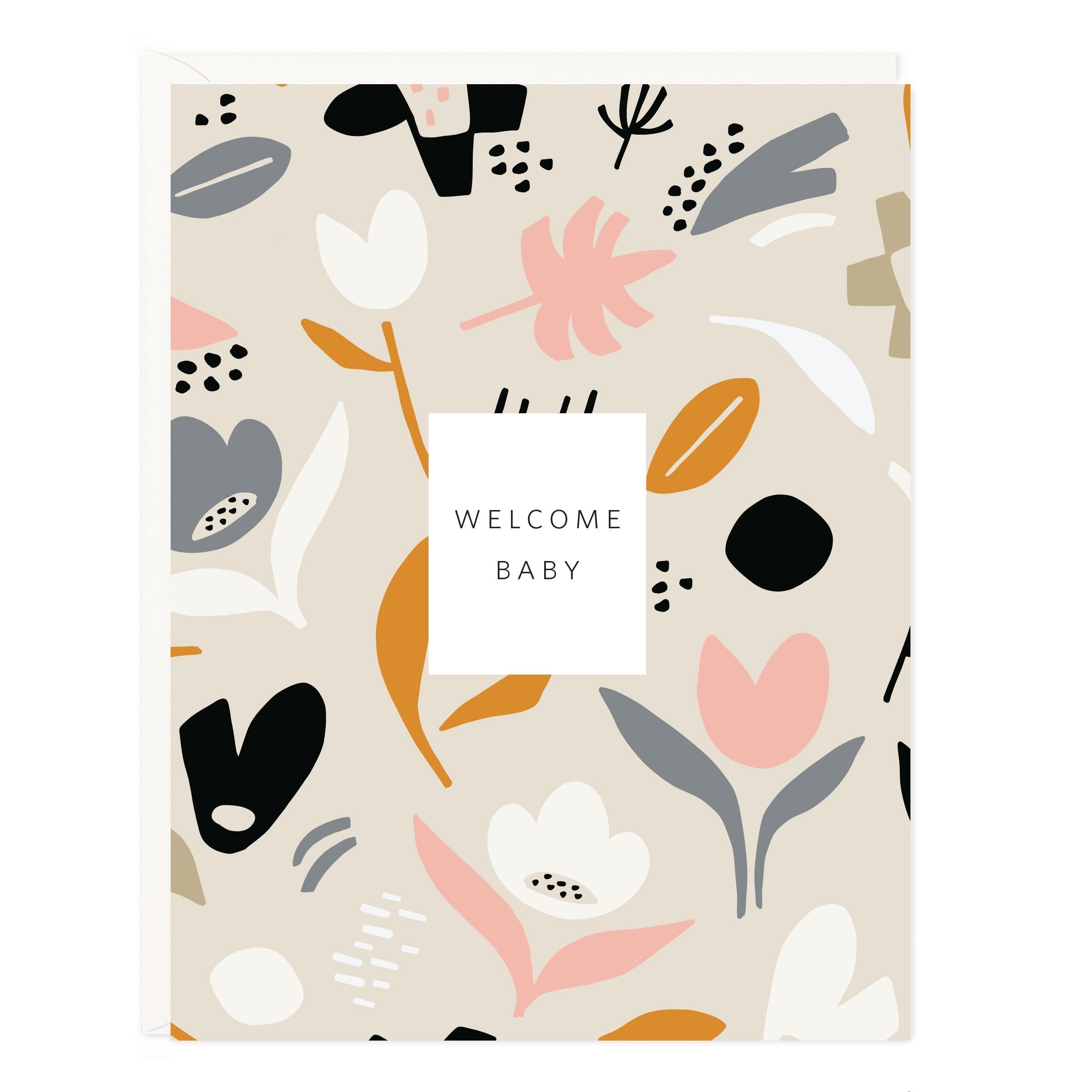 Baby Floral Pattern Card - Ramona & Ruth