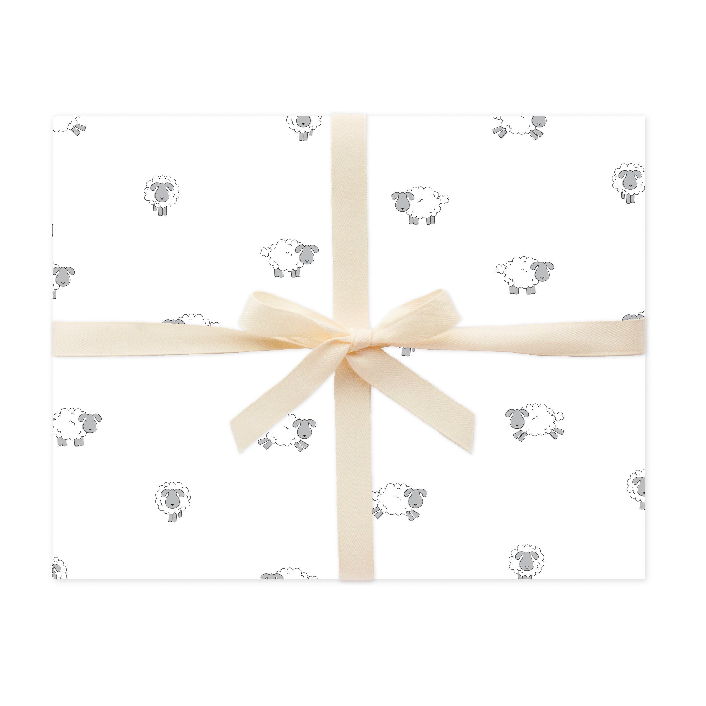 Baby Sheep Gift Wrap - Ramona & Ruth