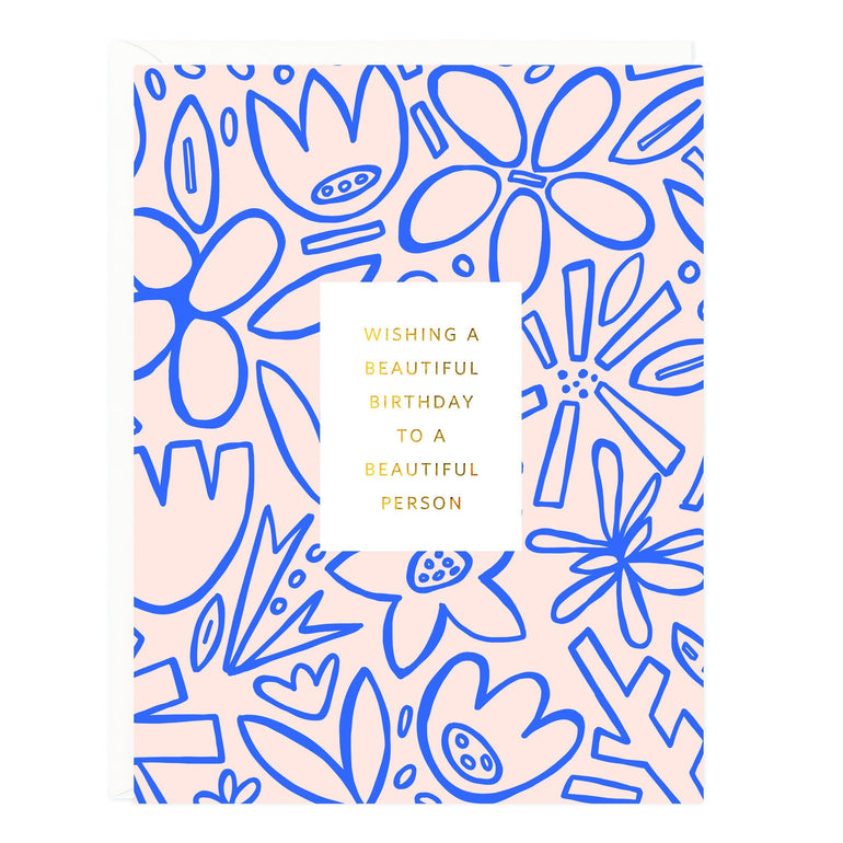 Beautiful Birthday Garden Card - Ramona & Ruth