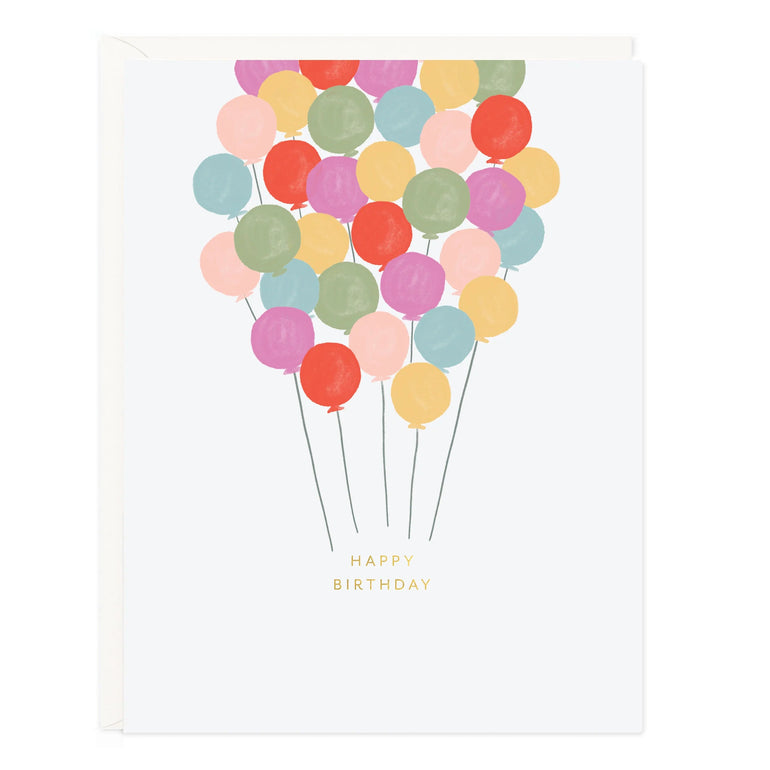 Birthday Balloons Card - Ramona & Ruth 