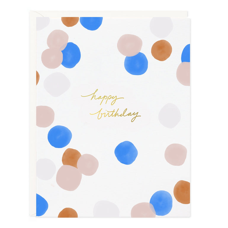 Birthday Colorful Dots Card - Ramona & Ruth