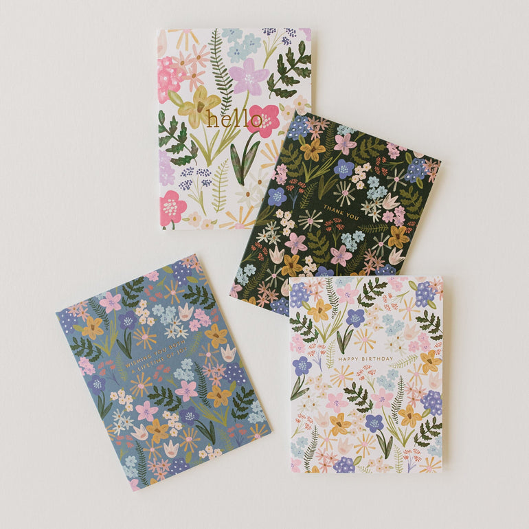 Birthday Floral Burst Card - Ramona & Ruth 