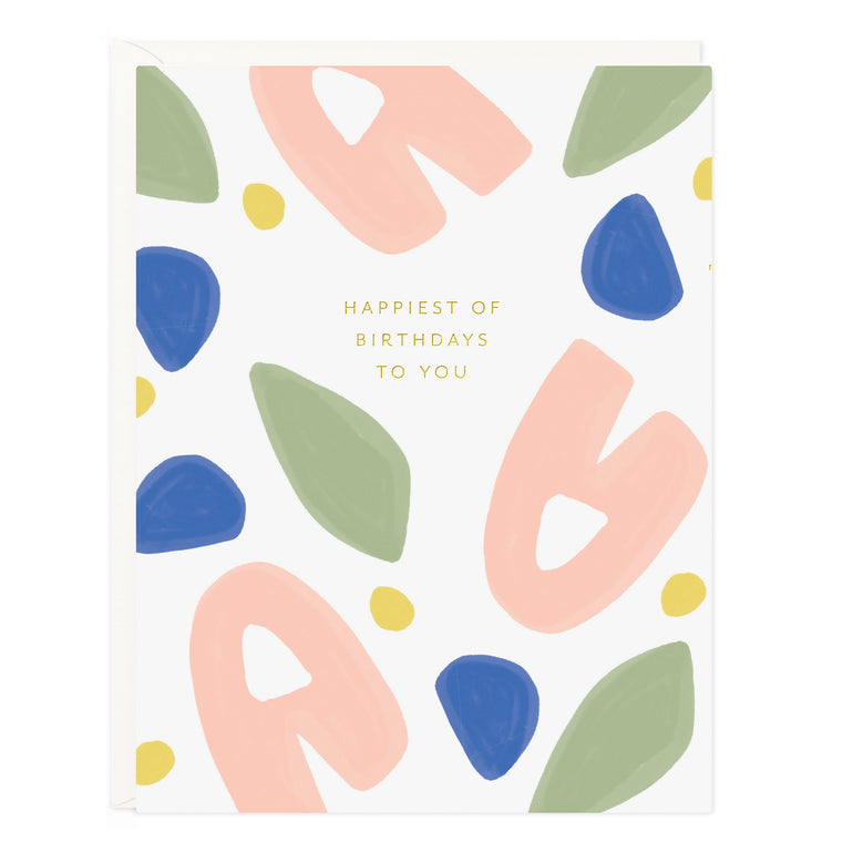 Birthday Floral Confetti Card - Ramona & Ruth 