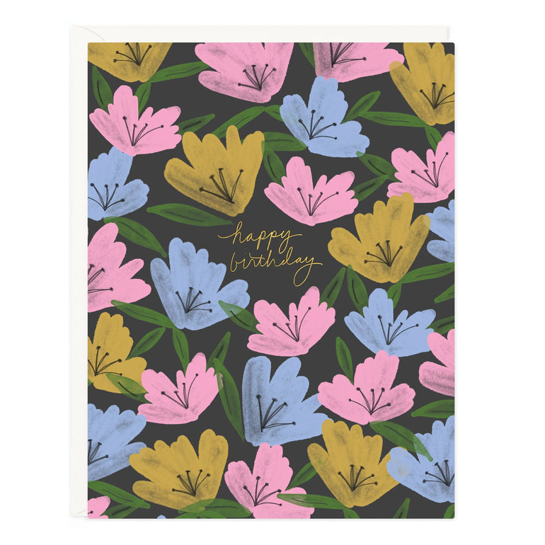 Birthday Moody Floral Card - Ramona & Ruth 