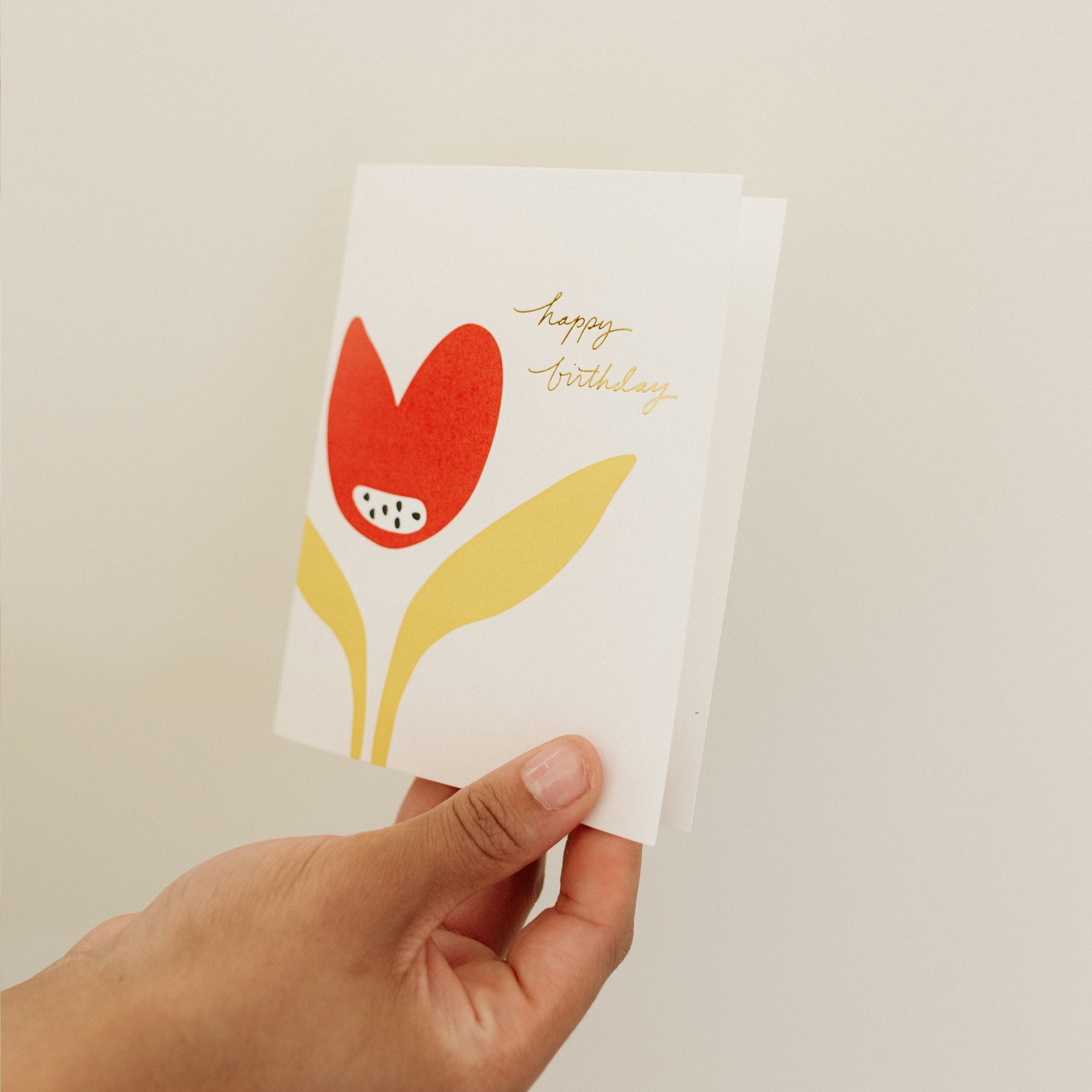 Birthday Tulip Card - Ramona & Ruth