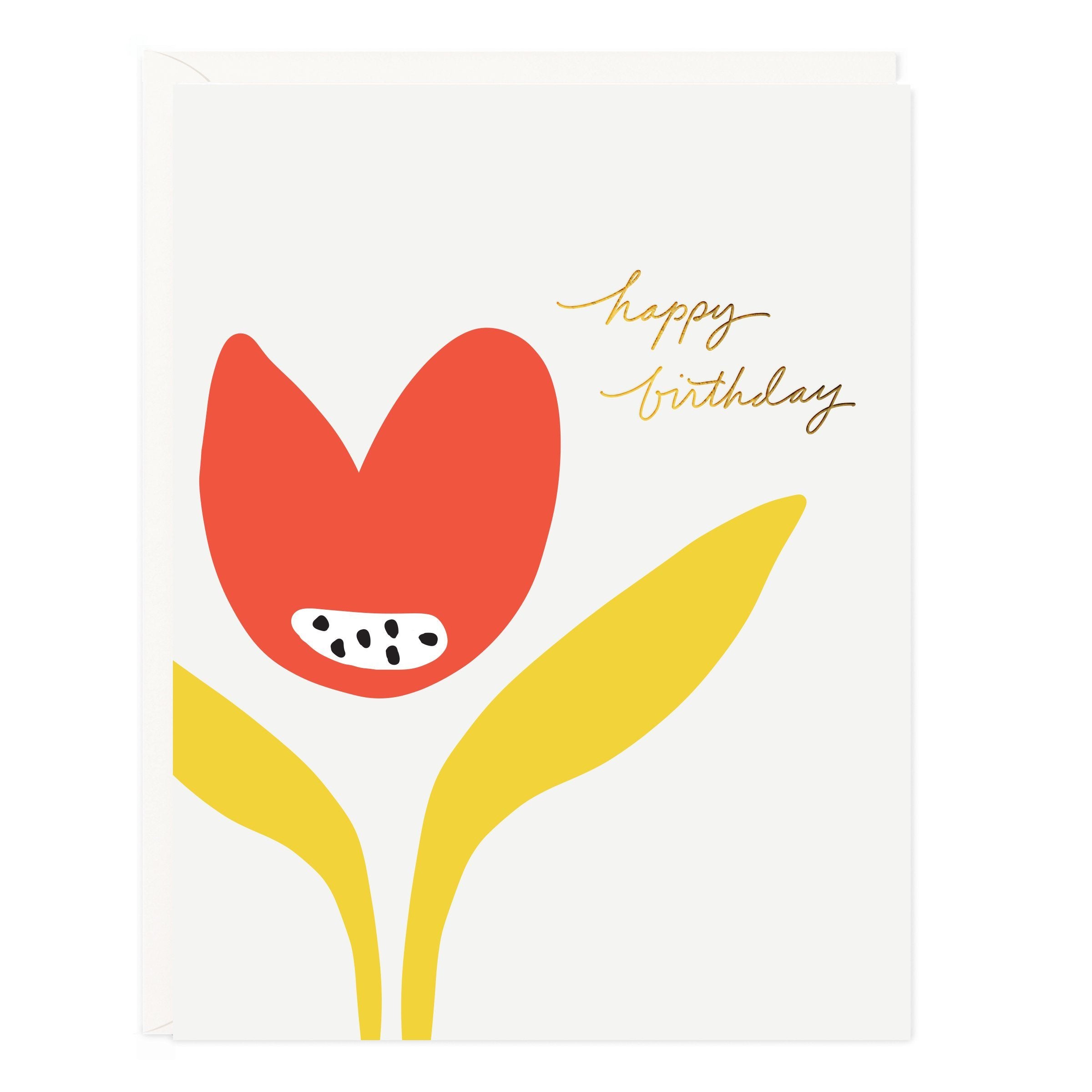 Birthday Tulip Card - Ramona & Ruth