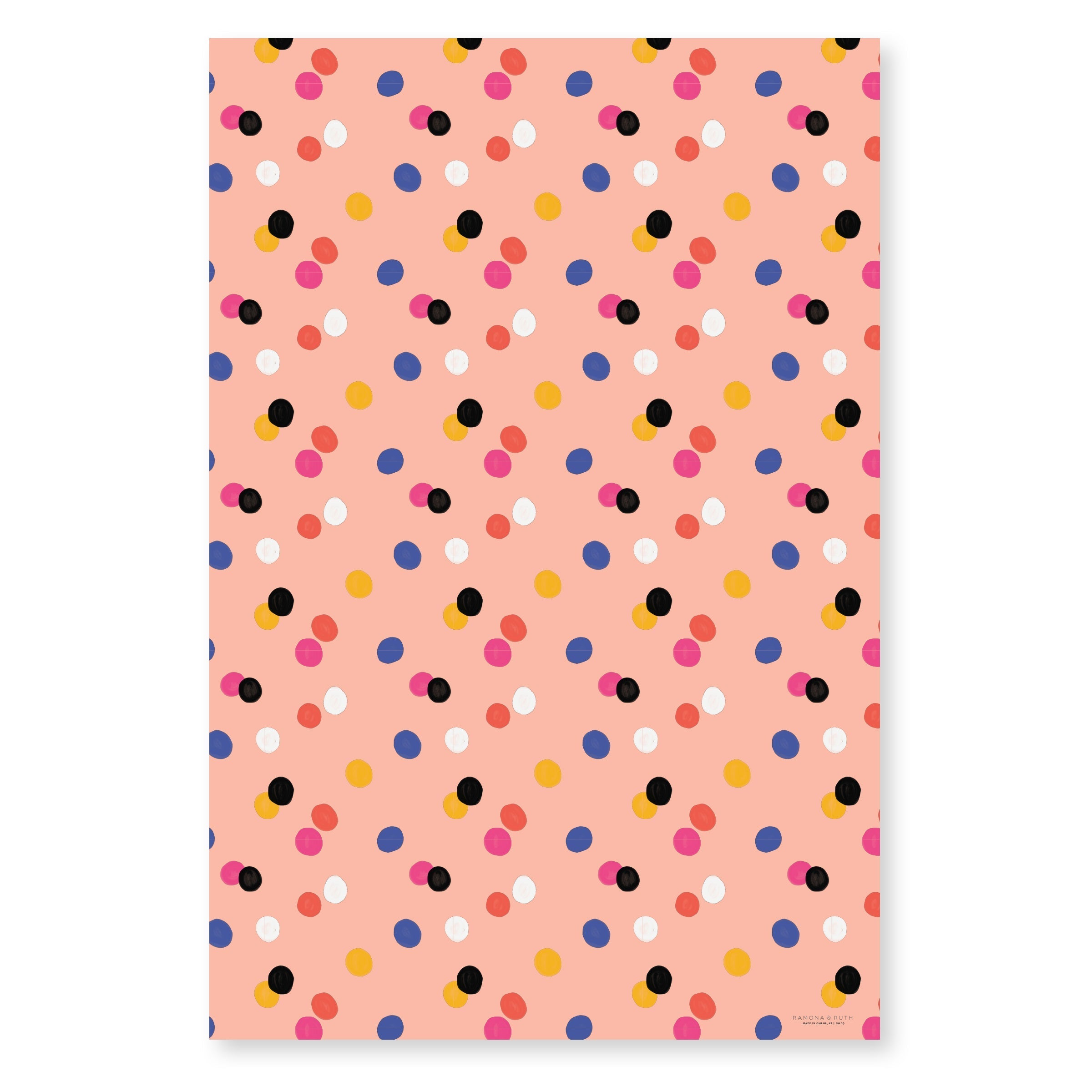 Bright Dot Gift Wrap - Ramona & Ruth 