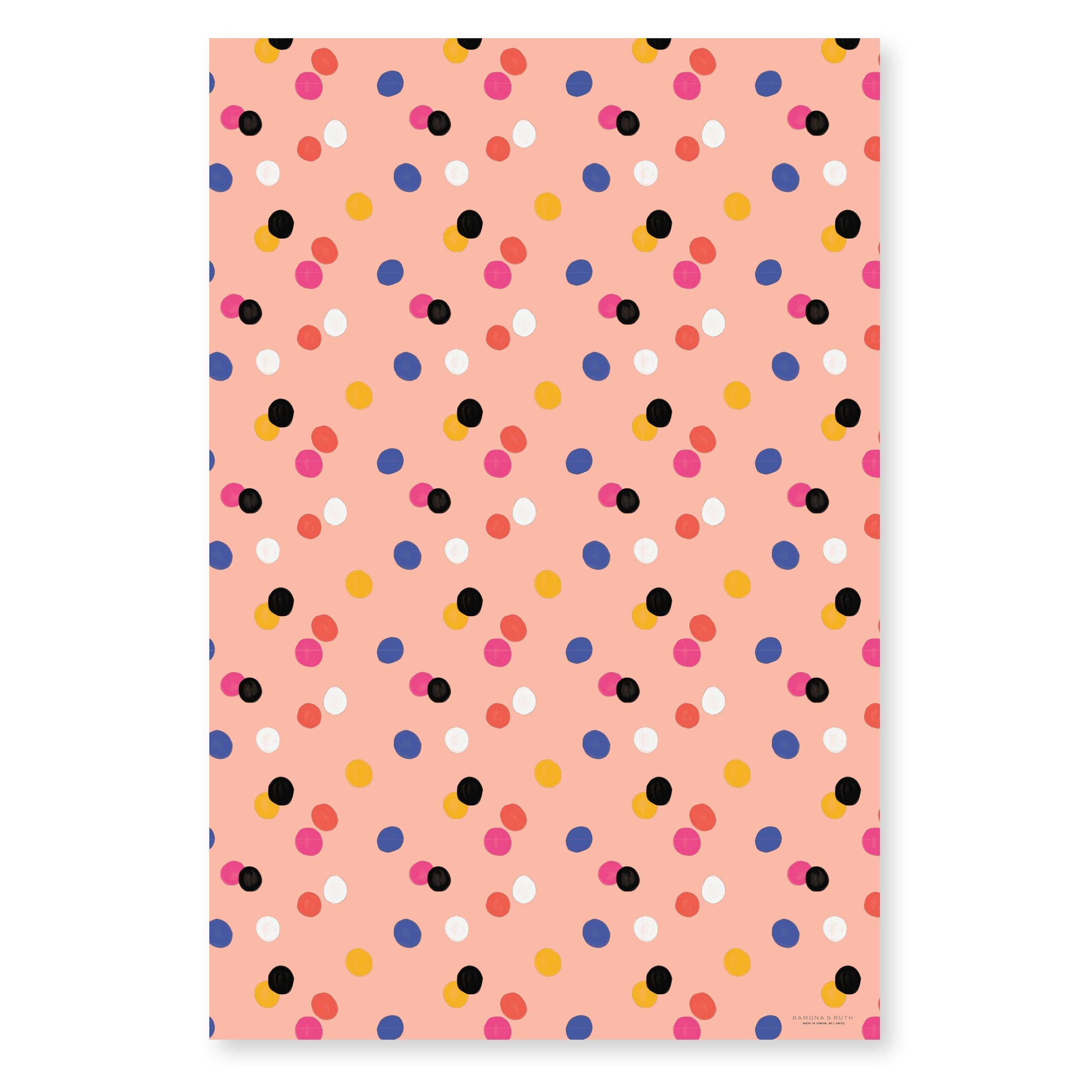 Bright Dot Gift Wrap - Ramona & Ruth 