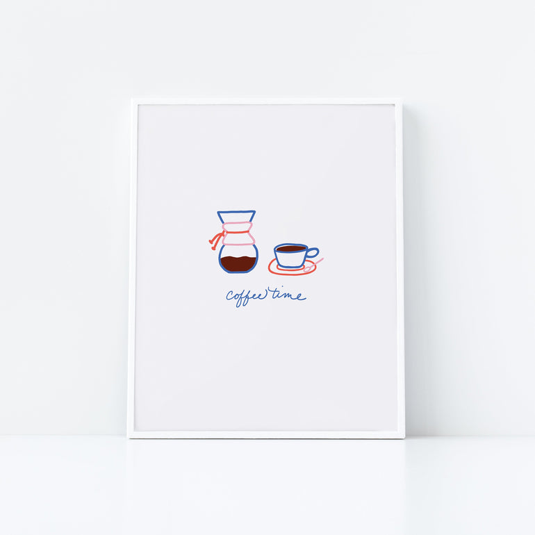 Coffee Time Art Print - Ramona & Ruth 