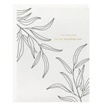 Dad Wedding Day Botanical Card - Ramona & Ruth
