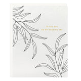 Dad Wedding Day Botanical Card - Ramona & Ruth