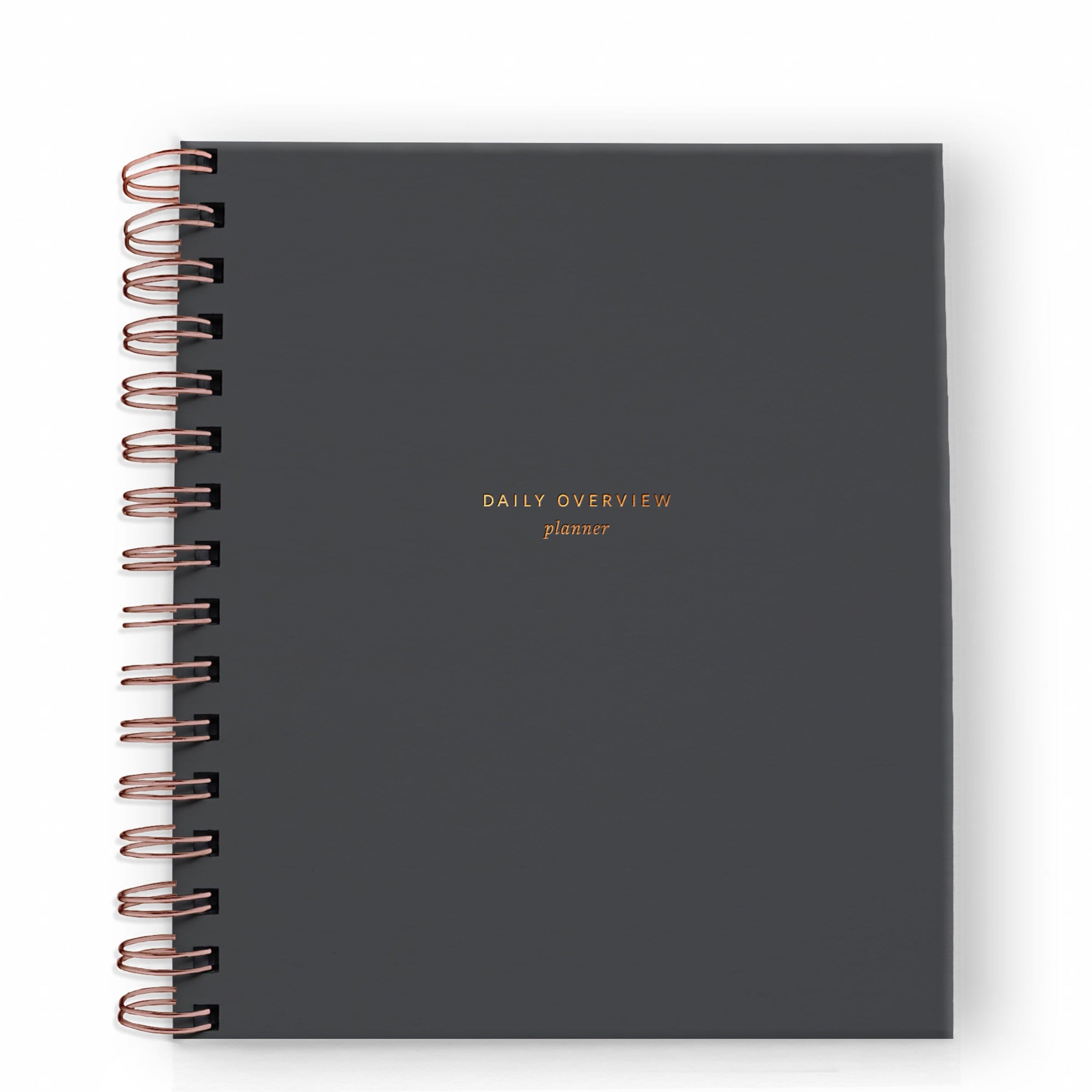 Daily Overview Planner - 5 Colors - Ramona & Ruth Charcoal 