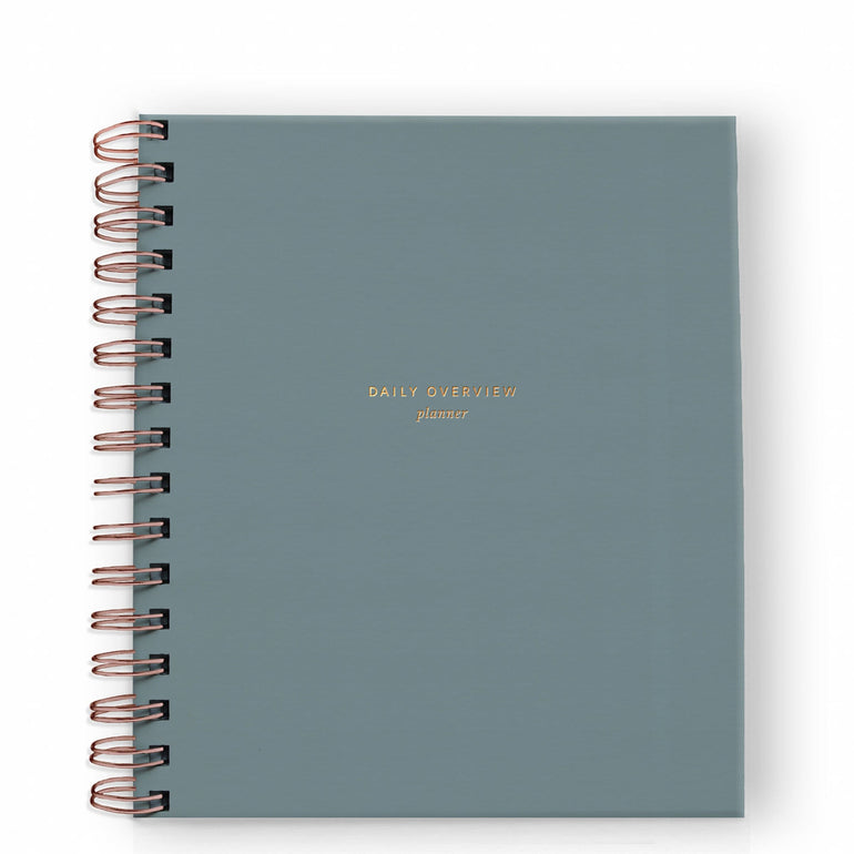 Daily Overview Planner - 5 Colors - Ramona & Ruth Steel Blue 