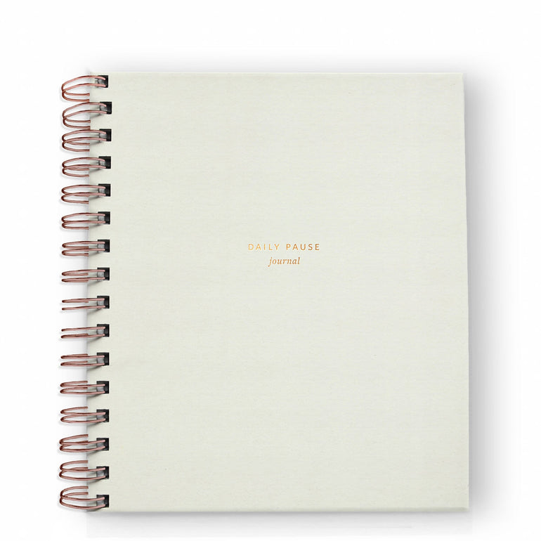 Daily Pause Journal - 5 Colors - Ramona & Ruth Chalk White 