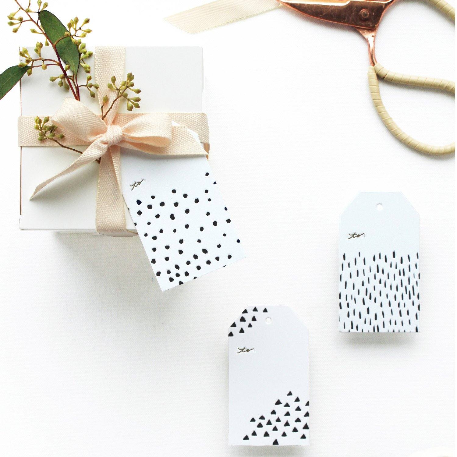 Dashes Gift Tag Set - Ramona & Ruth