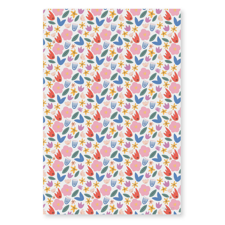 Floral Party Gift Wrap - Ramona & Ruth 