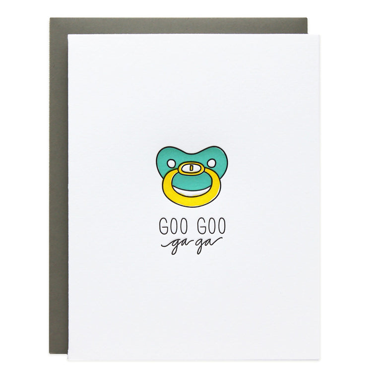 Goo Goo Pacifier Card - Ramona & Ruth
