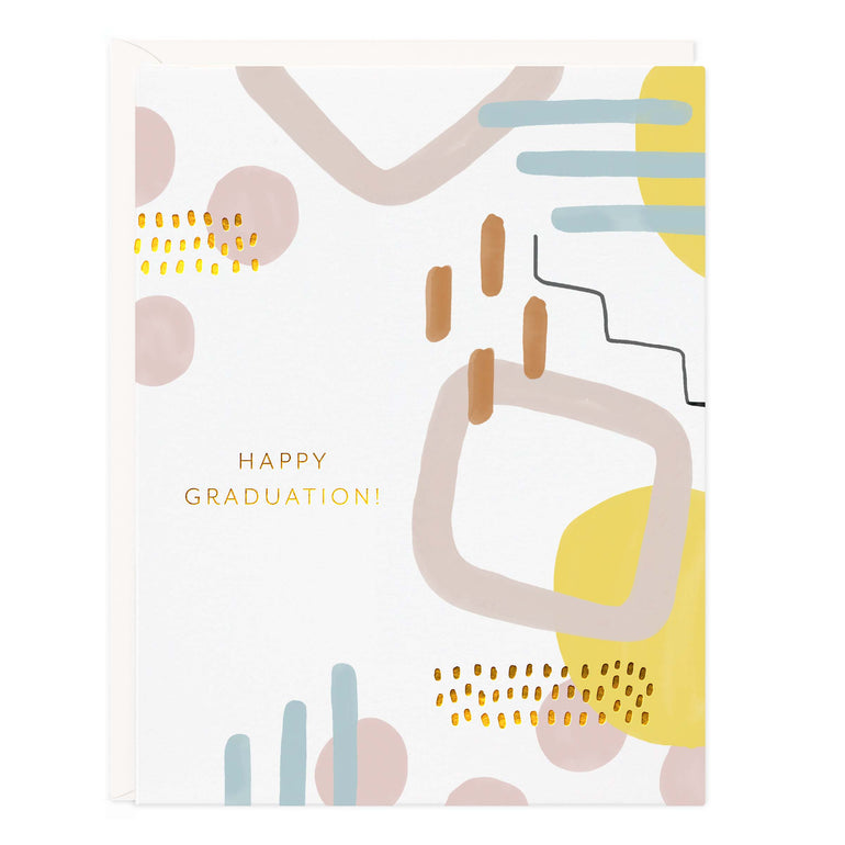 Graduation Abstract Card - Ramona & Ruth 