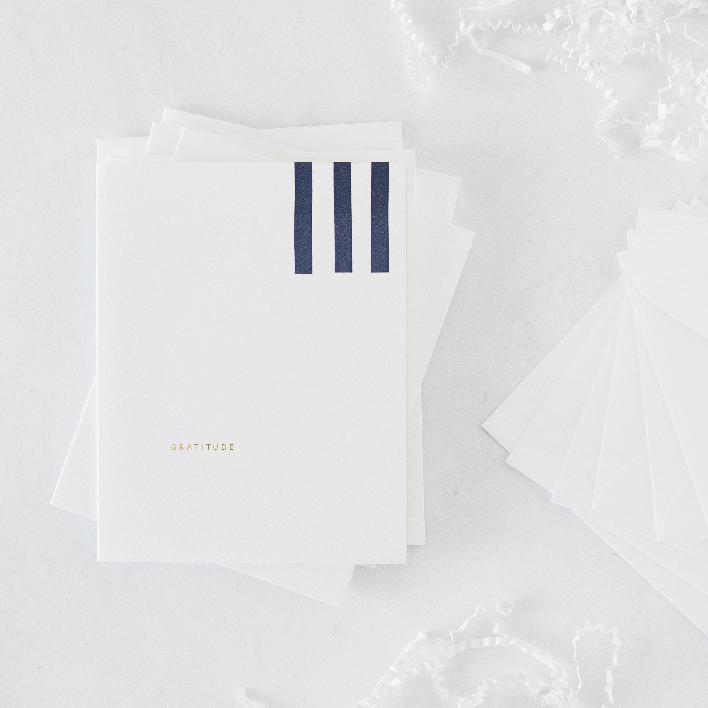Gratitude Lines Card - Ramona & Ruth