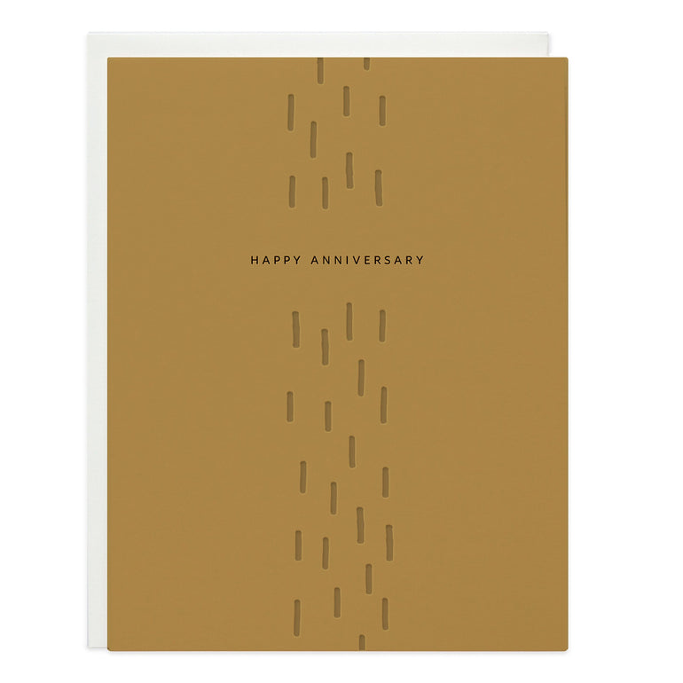 Happy Anniversary Dashes Card - Ramona & Ruth