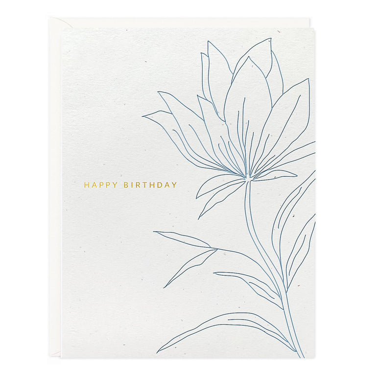 Happy Birthday Botanical Card - Ramona & Ruth