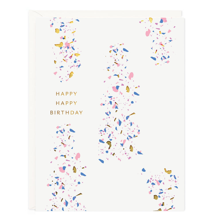 Happy Birthday Confetti Card - Ramona & Ruth 