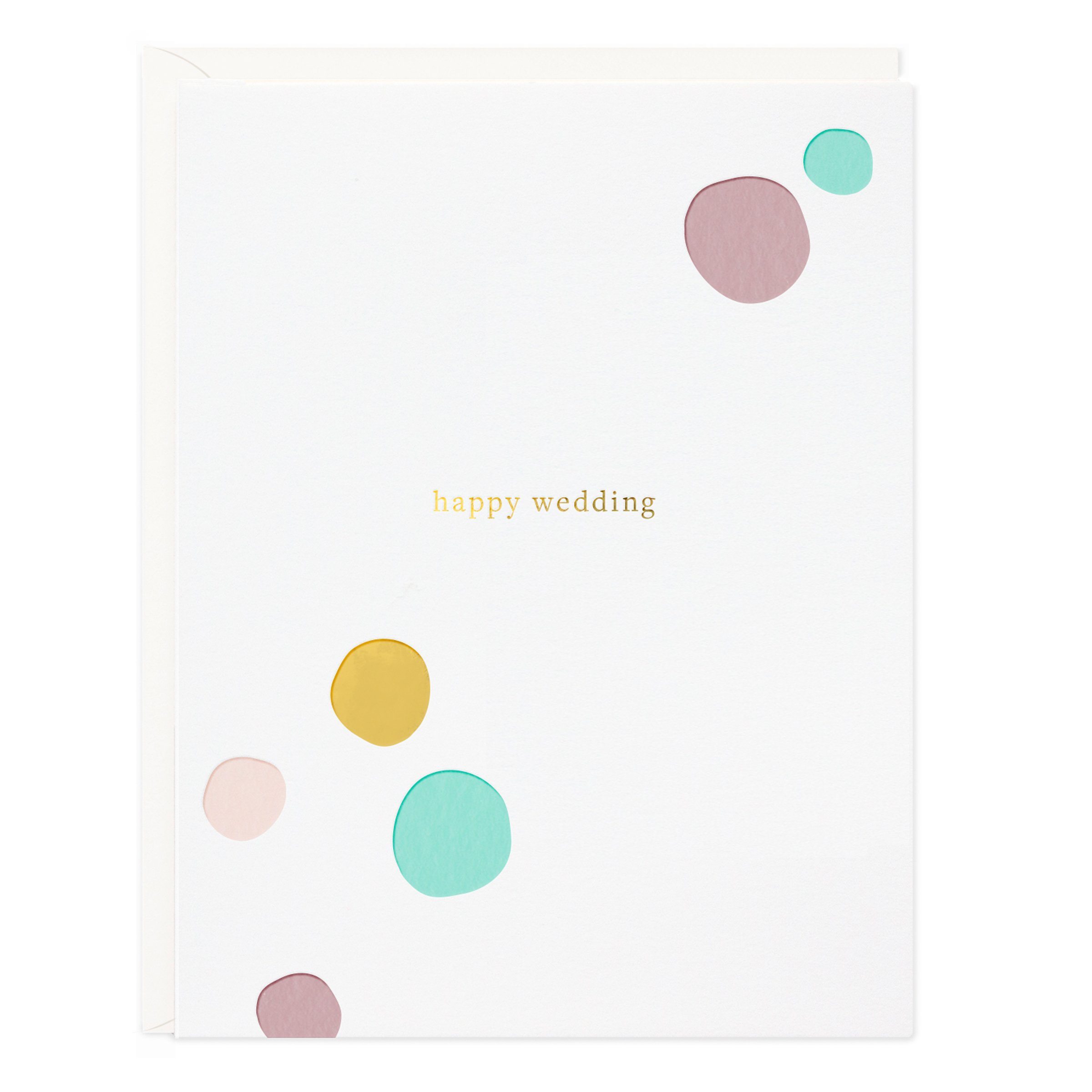 Happy Wedding Confetti Card - Ramona & Ruth