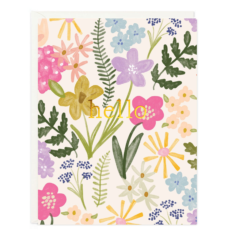 Hello Flowers Card - Ramona & Ruth 