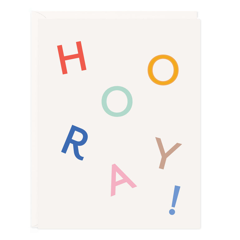 Hooray Letters Card - Ramona & Ruth 